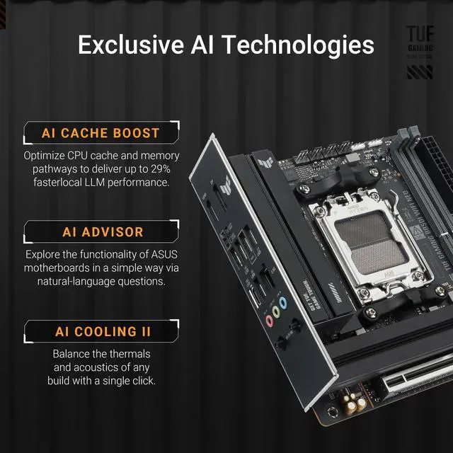 Alt view image 3 of 7 - TUF GMNG B850I WIFI NEO