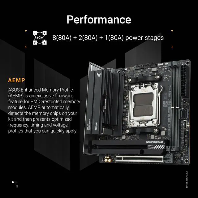 Alt view image 4 of 7 - TUF GMNG B850I WIFI NEO