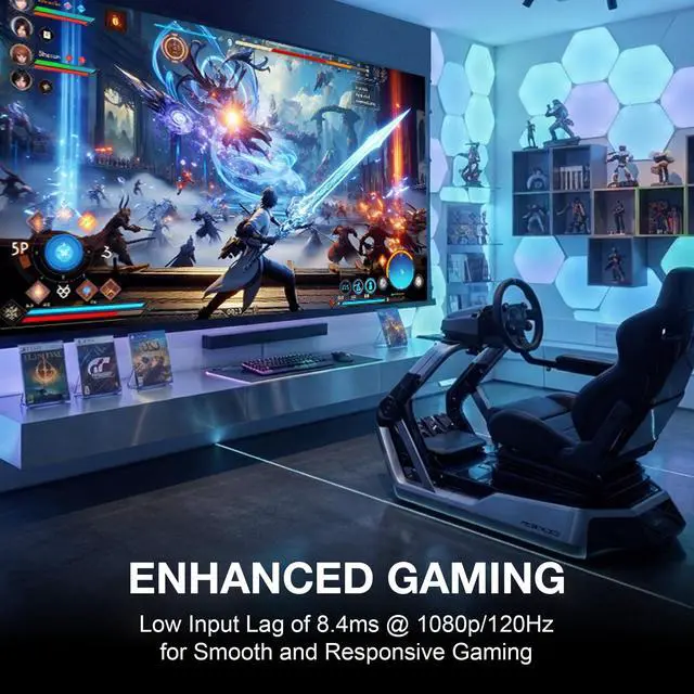 Alt view image 6 of 7 - HL31LV 1080P 3500L Projector