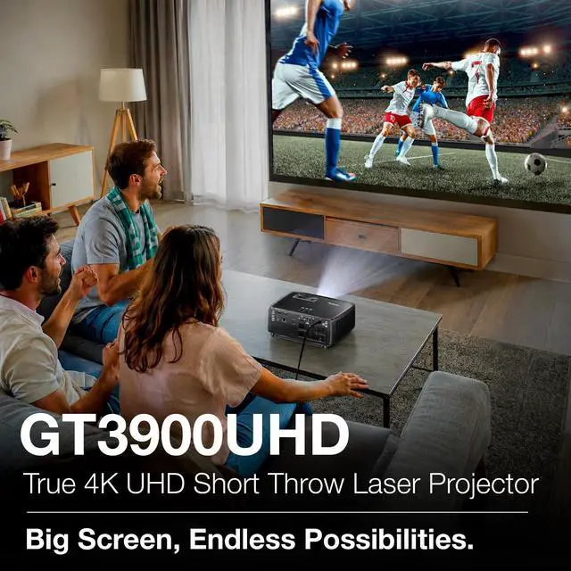 Alt view image 2 of 7 - GT3900UHD 4000L 4K UHD Proj