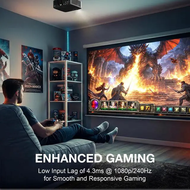 Alt view image 6 of 7 - GT3900UHD 4000L 4K UHD Proj