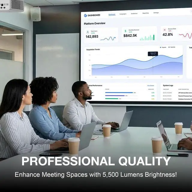 Alt view image 5 of 7 - ZH521 5500L 1080P Projector