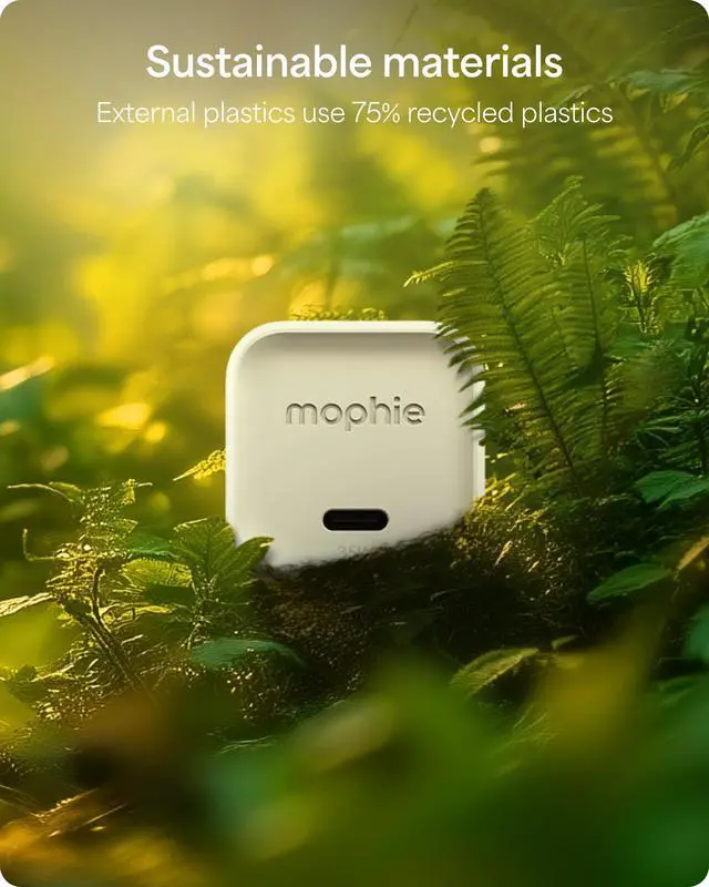 Alt view image 4 of 6 - Mophie Speedport?35 GAN USB-C Charger Block - 35W Fast Wall Charger