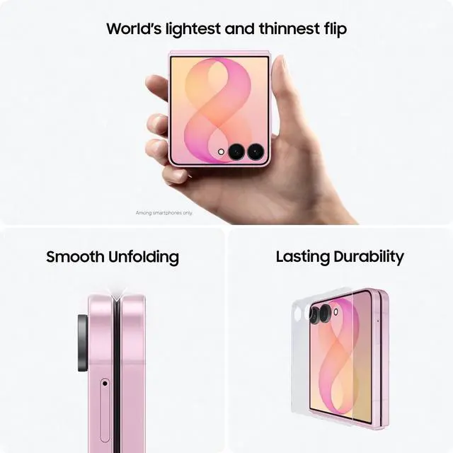 Alt view image 12 of 12 - Samsung Galaxy Z Flip8 SM-F776U 256 GB Smartphone - 6.9" Flexible Folding Screen Dynamic AMOLED 2X Full HD Plus 2520 x 1080 - Octa-core (OryonDual-core (2 Core) 4.74 GHz + Oryon Hexa-core (6 Core