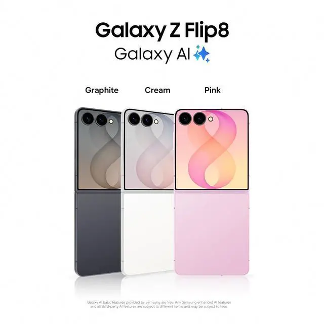 Alt view image 9 of 12 - Samsung Galaxy Z Flip8 SM-F776U 256 GB Smartphone - 6.9" Flexible Folding Screen Dynamic AMOLED 2X Full HD Plus 2520 x 1080 - Octa-core (OryonDual-core (2 Core) 4.74 GHz + Oryon Hexa-core (6 Core
