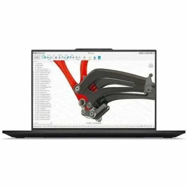 Alt view image 12 of 15 - Lenovo ThinkPad P1 Gen 8 21Q8001VUS 16" Touchscreen Mobile Workstation - 3.2K - 120 Hz - Intel Core Ultra 7 255H - Intel Evo Platform - 64 GB - 2 TB SSD - English Keyboard - Black - Intel Chip -