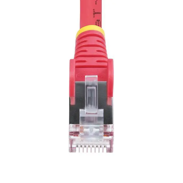 Alt view image 4 of 5 - StarTech 7ft Red Cat6A Ethernet Cable Snagless 10G 100W PoE S/FTP LSZH 27AWG Pure Copper 500MHz Shielded Network Patch Cord