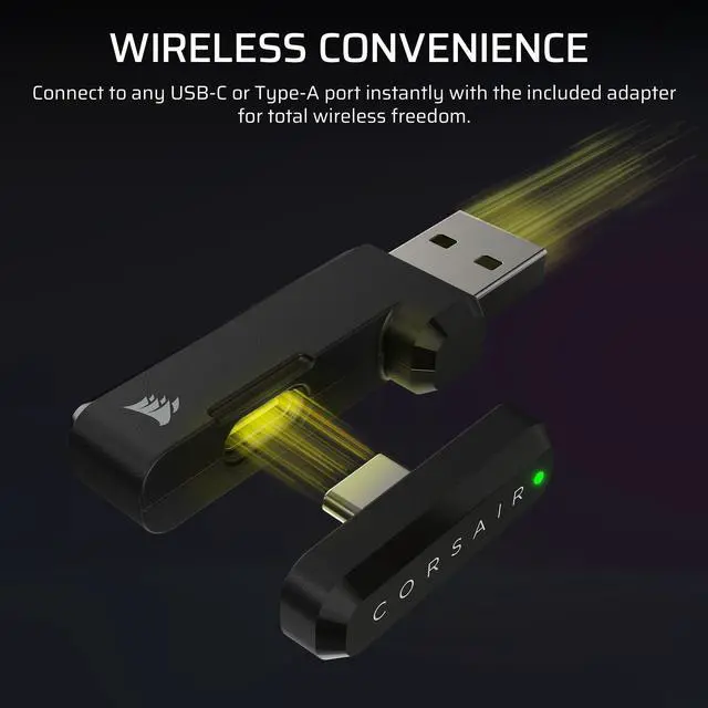 Alt view image 5 of 7 - CORSAIR HS35 V3 WIRELESS GAMING HEADSET, CARBON