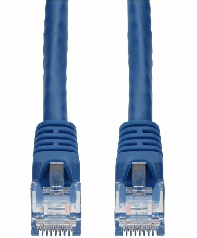 Main image of AddOn 80ft Blue CAT6 PVC Ethernet Cable Snagless Bubble Boot RJ-45 M/M CAT 6