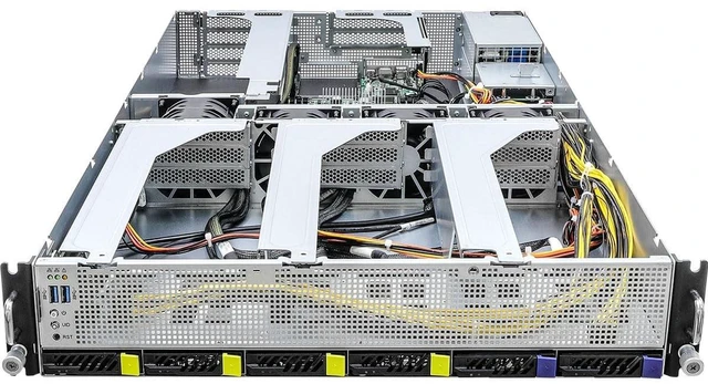 Alt view image 2 of 5 - ASROCK RACK SERVER GPU BAREBONE 2U4G-GEN