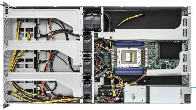 Alt view image 3 of 5 - ASROCK RACK SERVER GPU BAREBONE 2U4G-GEN