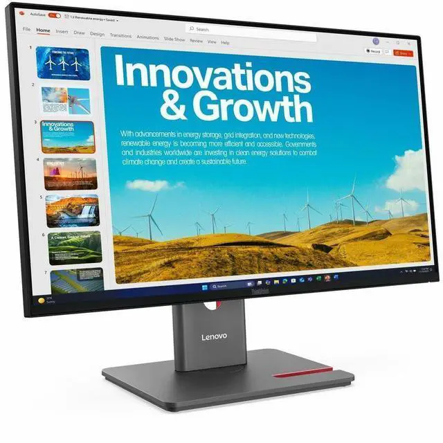 Main image of Lenovo ThinkVision 23.8 inch IPS QHD 120Hz USB-C Monitor - P24QD-40