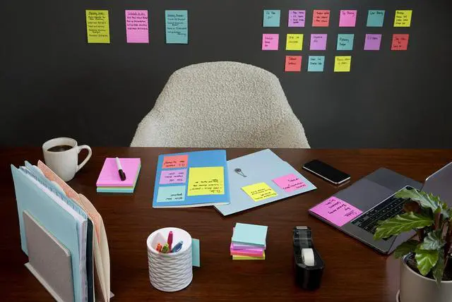 Alt view image 14 of 15 - Post-it® and Scotch® Brand Essentials Pack, Super Sticky Notes, Super Hold Tape, Magic Tape, Flags, and Scissors, School Supplies and Office Products
