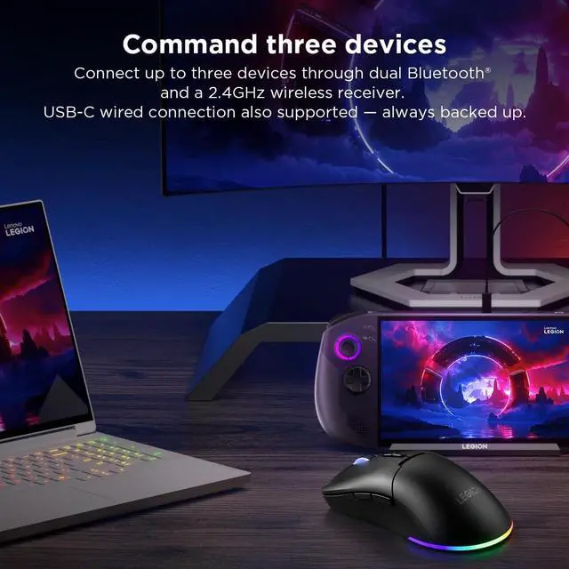 Alt view image 2 of 7 - Lenovo Legion M220 Wireless
