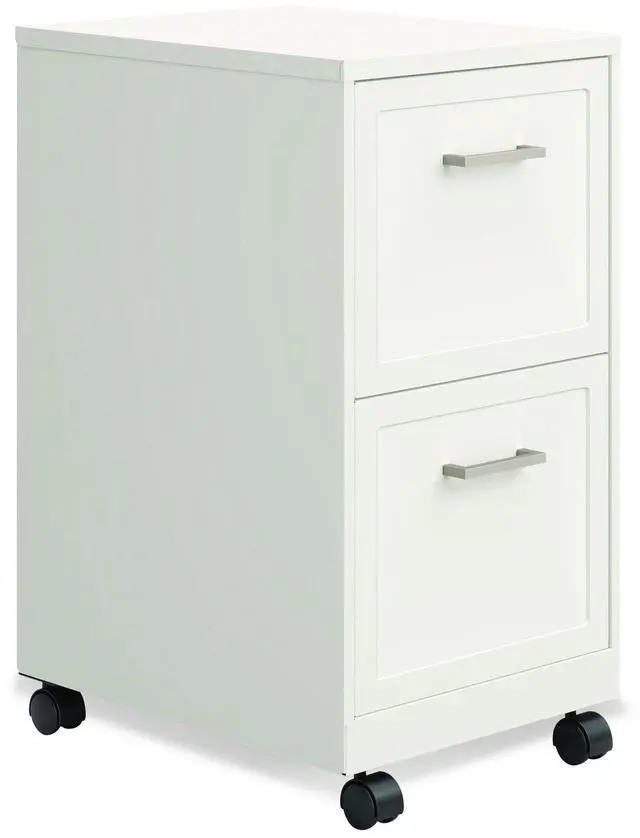 Main image of Alera SOHO-Grade 2-Drawer Filing Cabinet, 14.25" W x 18" D x 26.7" H, White