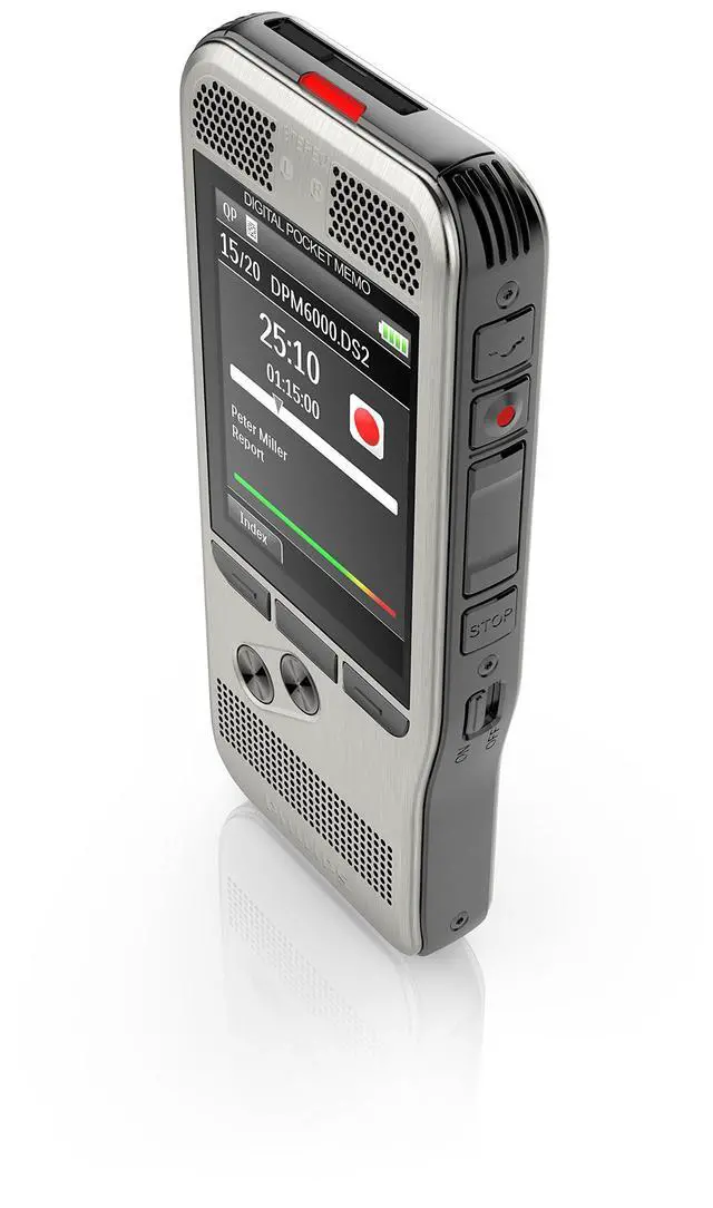 Alt view image 2 of 4 - Philips DPM6700 Pocket Memo Dictation Voice Recorder & Transcription Set