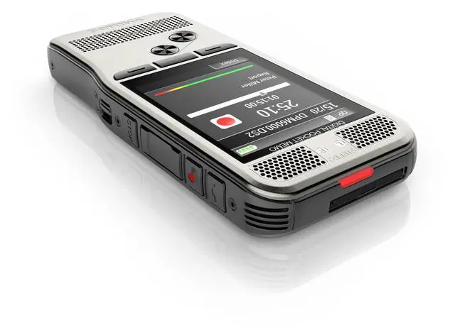 Alt view image 3 of 4 - Philips DPM6700 Pocket Memo Dictation Voice Recorder & Transcription Set