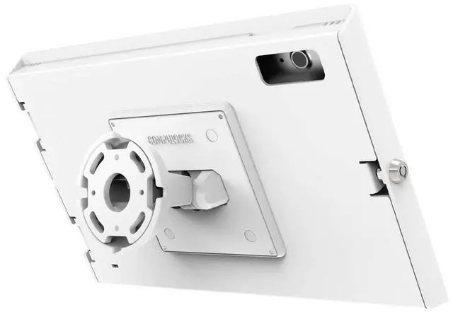 Alt view image 2 of 4 - iPad 10th-11th A16 Gen Apex Enclosure Bow Tilting Wall Mount White