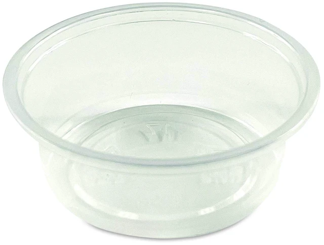 Main image of Portion Cups 1.5 oz Clear 100/Pack 25 Packs/Carton 60003016