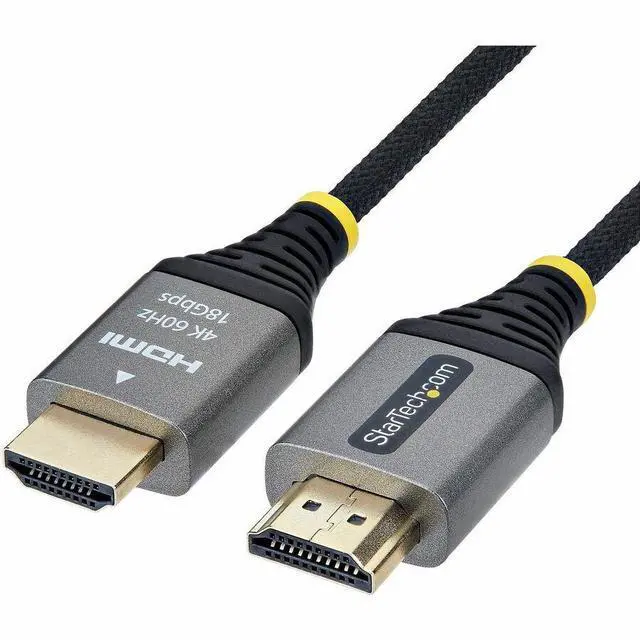 Main image of StarTech 10ft 3m Premium Certified High Speed HDMI Cable Ultra Flexible HDMI Cable 4K60Hz/1440p144Hz Braided HDMI 2.0 Cord