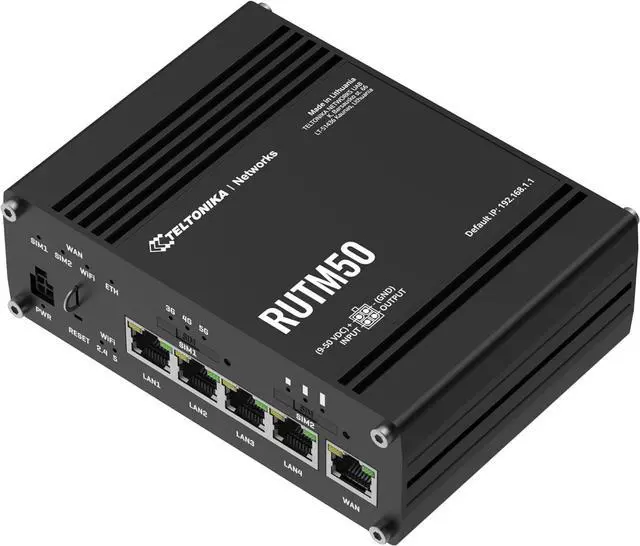Main image of RUTC54 5G GLOBAL ROUTER MODEM: TELIT FN990A28 (NORTH AMERICA, EMEA, APAC) HW MOD