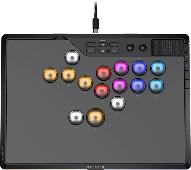 Main image of CORSAIR NOVABLADE PRO WIRELESS HALL EFFECT LEVERLESS CONTROLLER, BACKLIT RGB LED
