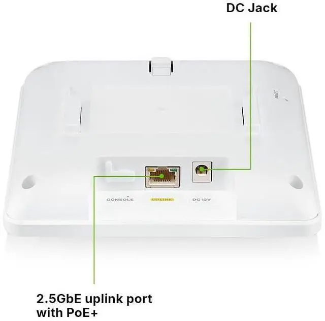 Alt view image 12 of 17 - Zyxel NWA90BE BE5100 WiFi 7 Dual-Band WPA3 Wireless Access Point, 16 Watt, White