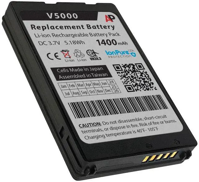 Main image of REPLACEMENT BATTERY FOR VOCERA COMMUNICATIONS SMARTBADGE V5000 - 230-02150. 1400
