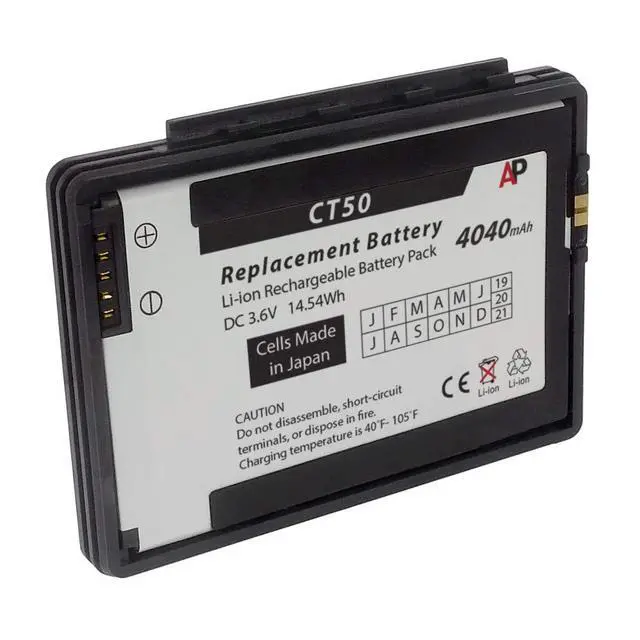 Alt view image 5 of 8 - Replacement Battery for Honeywell / Datalogic Dolphin CT50, CT60 Mobile Computers. 4040 mAh
