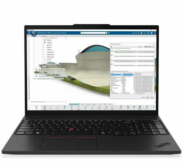 Main image of Lenovo ThinkPad P16s Gen 4 21QV003AUS 16" Touchscreen Mobile Workstation WQUXGA Intel Core Ultra 7 2nd Gen 255H 32 GB 1 TB SSD English Keyboard Black
