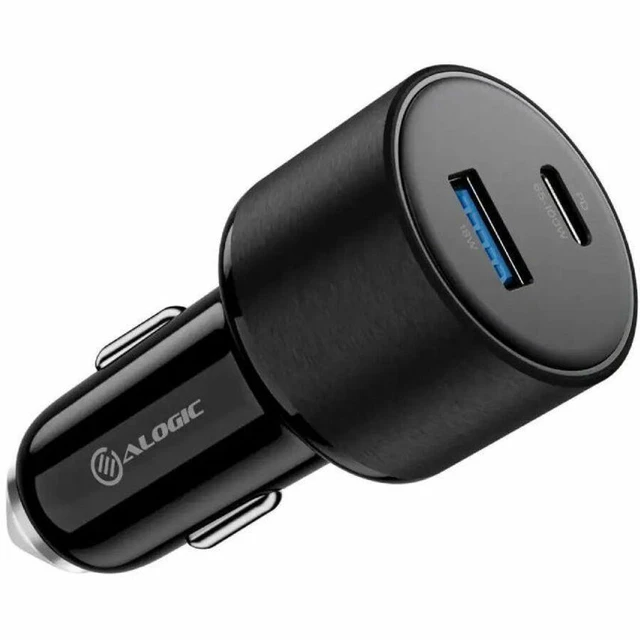 Main image of Alogic Rapid Power 100W Car Charger with 1 X USB-C Port & 1 X USB-A Port CRCA100