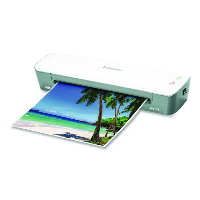 Alt view image 7 of 13 - Fellowes Ion 95 Thermal Laminator 9.5" Width Gray/White (5247201)