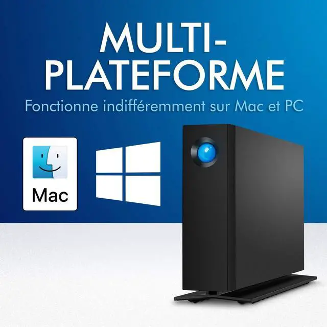 Alt view image 2 of 5 - Seagate d2 Professional 30 TB Desktop Hard Drive - 3.5" External - USB 3.1 Type C - 7200rpm - 5 Year Warranty