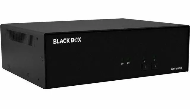 Main image of Black Box KVM Switch NIAP 4.0 Certified 2-Port Dual-Monitor DisplayPort CAC