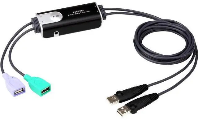 Main image of ATEN 2-Port USB Boundless Cable KM Switch