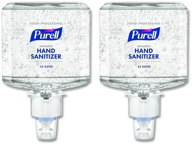 Main image of Advanced E3-Rated Instant Hand Sanitizer Gel 1200 mL Refill Fragrance-Free For ES4 Dispensers 2/Carton 506102