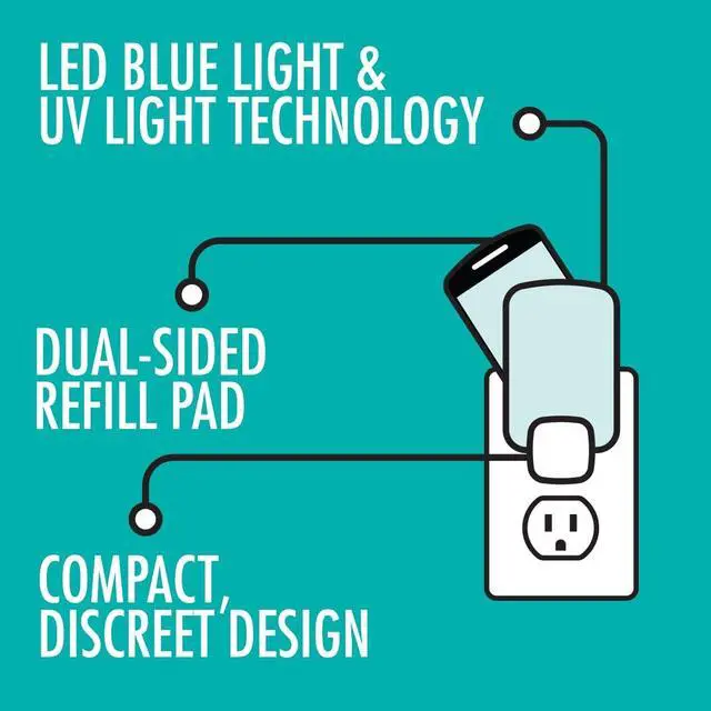 Alt view image 7 of 7 - STEM Light Trap: Indoor Fruit Fly Trap, Effective Insect Control for Home, Attracts and Traps Flying Insects, Emits Soft Blue Light, Starter Kit