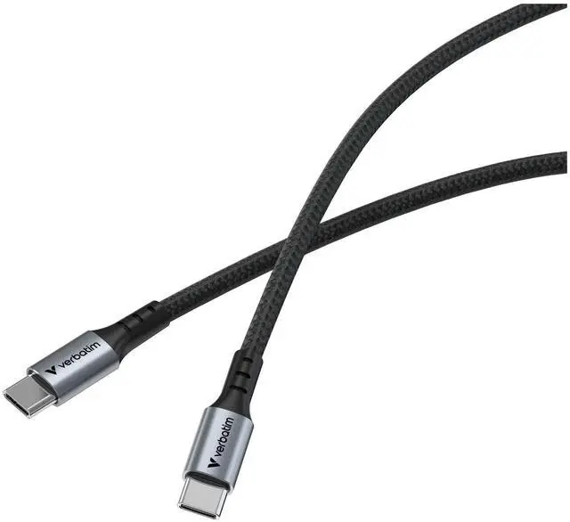 Alt view image 2 of 7 - VERBATIM SYNC & CHARGE USB C TO USB C 100W 120 CM