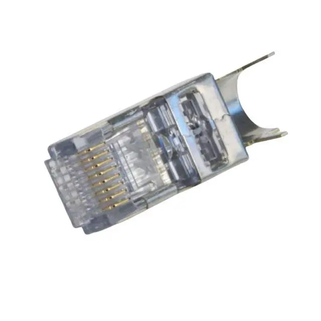 Alt view image 5 of 6 - Platinum Tools ezEX 44 Shielded, External Ground, CAT6 Connector - 50 - 1 x RJ-45 Male Network - Shielding - TAA Compliant