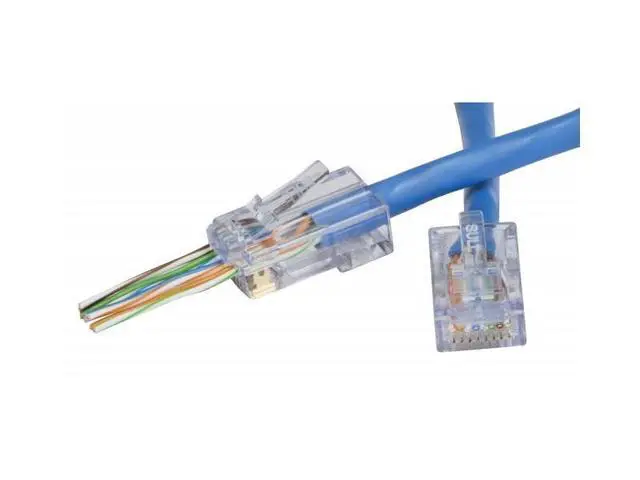 Alt view image 4 of 10 - Platinum Tools EZ-RJ45 CAT6 Connectors - 500 - 1 x RJ-45 Network Male - Clear - TAA Compliant