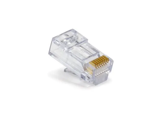 Alt view image 7 of 10 - Platinum Tools EZ-RJ45 CAT6 Connectors - 500 - 1 x RJ-45 Network Male - Clear - TAA Compliant