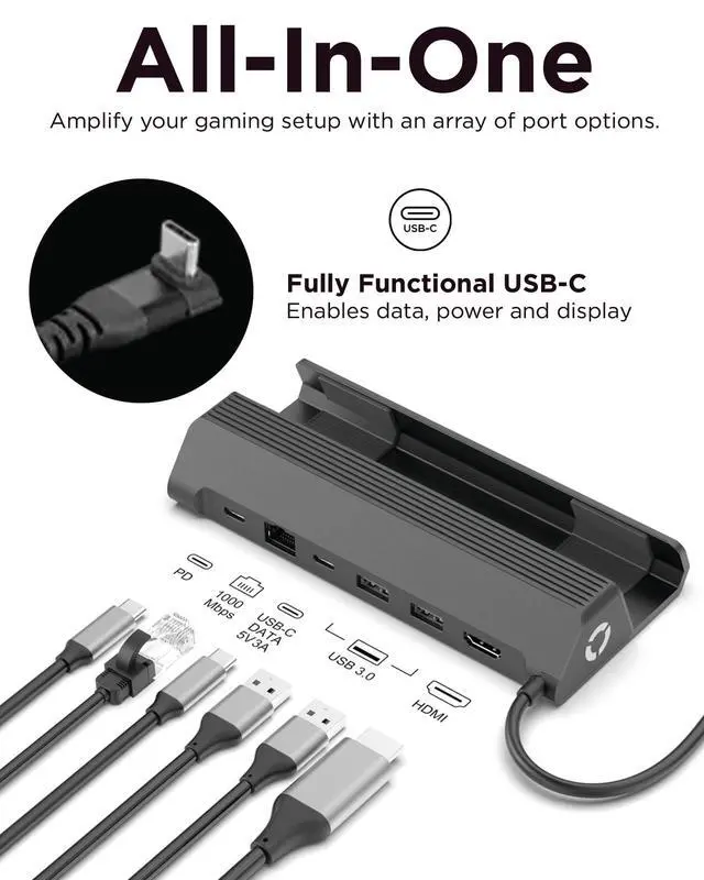 Alt view image 3 of 6 - Lenovo Legion Go USB-C Dock GX91P83696