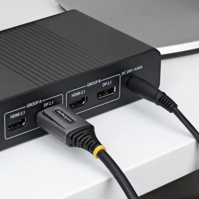 Alt view image 7 of 7 - DP 2.1 CABLE SUPPORTS UHBR13.5-ENABLED DISPLAYPORT DEVICES; DP54 (54GBPS) DELIVE