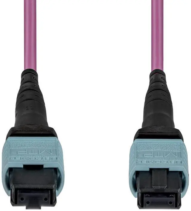 Alt view image 4 of 4 - MTP /PC FEMALE OM4 MULTIMODE PLENUM FIBER CABLE SUPPORTS 100GBPS; INDIVIDUALLY T