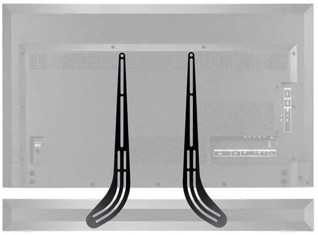 Alt view image 18 of 20 - Monoprice Universal Floating Soundbar Mount Bracket for Freestanding or Wall Mounted 23in to 55in TVs, VESA Patterns fro