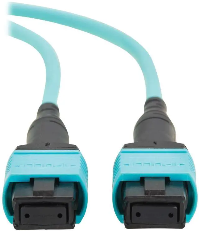 Alt view image 3 of 5 - Tripp Lite 100G Multimode 50/125 OM4 Fiber Optic Cable, 5m TAA N845B-05M-12TAA