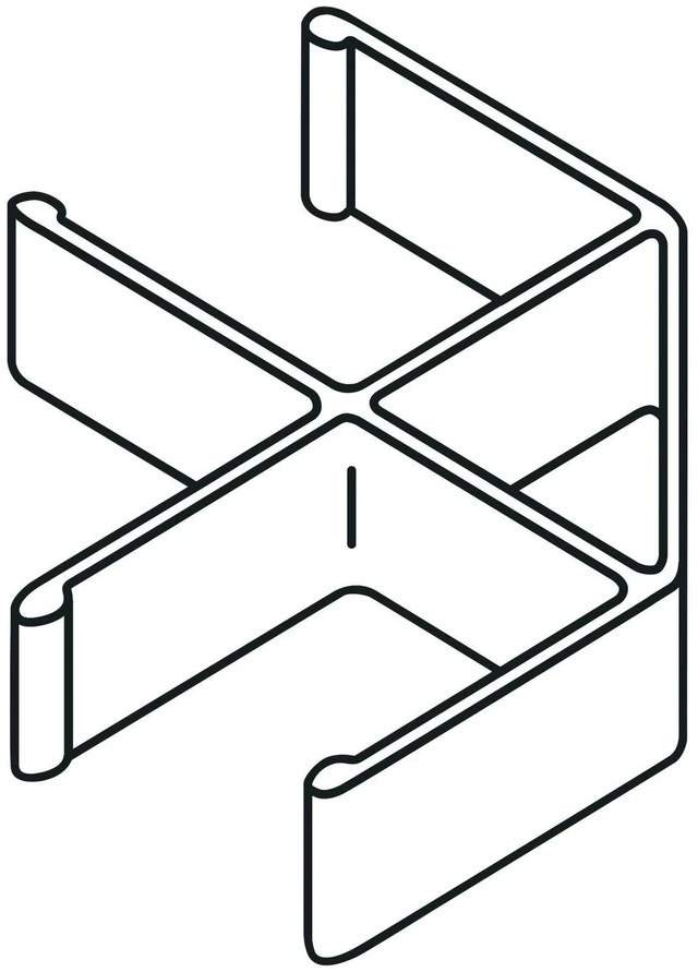Main image of Verse Quick Connect 90 Degree Connecting Hardware Gray 2/Pack HBVQC90Q