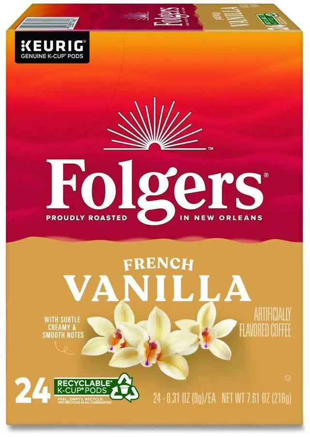 Main image of French Vanilla Coffee K-Cups 24/Box 5000363991