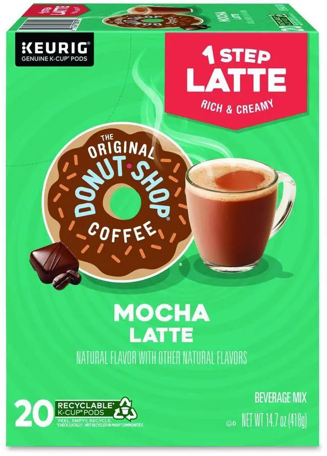 Main image of Mocha One Step Latte K-Cups Vanilla 20/Box 5000341535