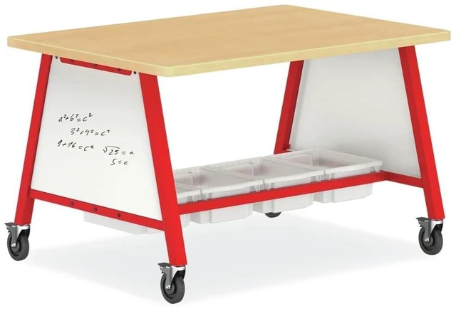 Alt view image 5 of 5 - Flagship Storage Bins 1 Section 12.75" x 16" x 6" Translucent White HFMBIN6